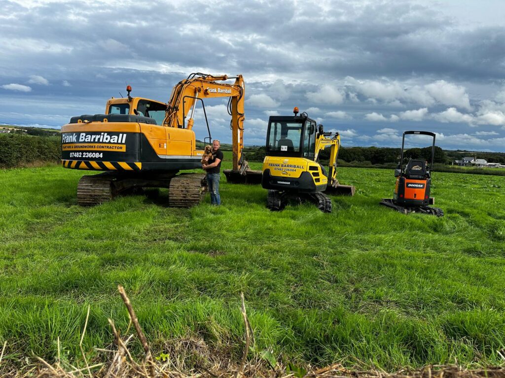 FB Groundworks fleet on site